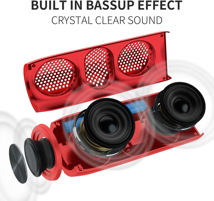 Musibaby Altavoz Bluetooth, altavoces M88, doble emparejamiento, Bl...