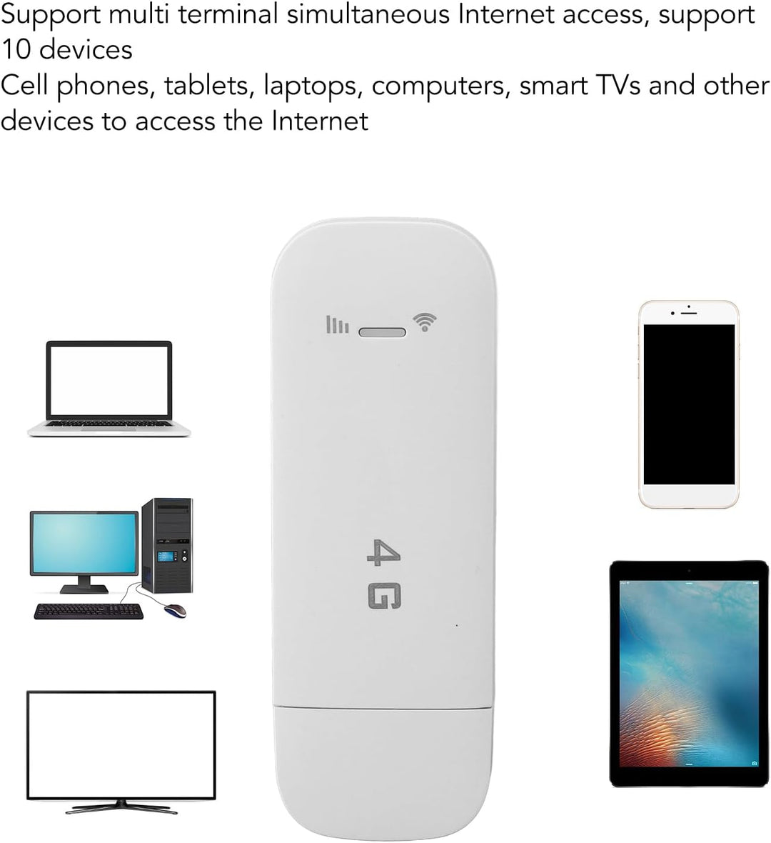 Enrutador portátil USB 4G LTE 4G LTE, punto de acceso móvil de bols...