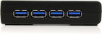 StarTech.com, ST4300USB3, hub USB 3.0 de 4 puertos, alimentado