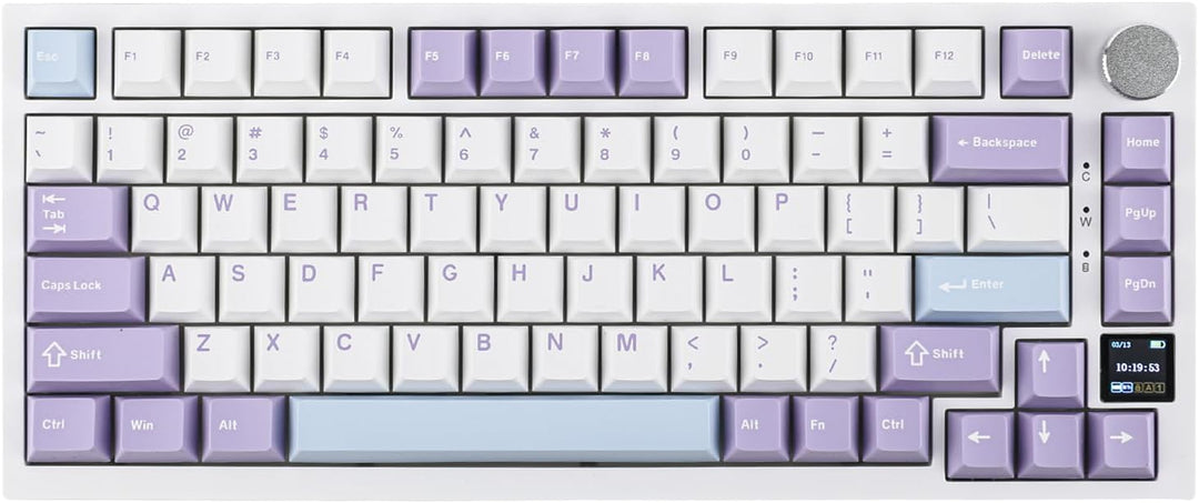 EPOMAKER Ajazz AK820 Pro Teclado mecánico inalámbrico 75% con panta...