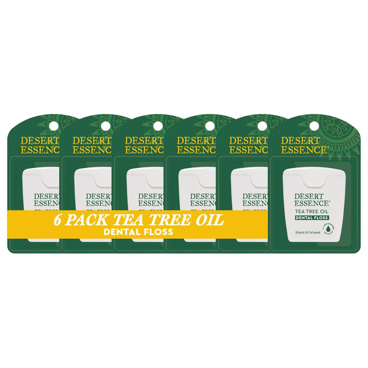 Desert Essence Hilo de aceite de árbol de té, 50 yardas, paquete de...