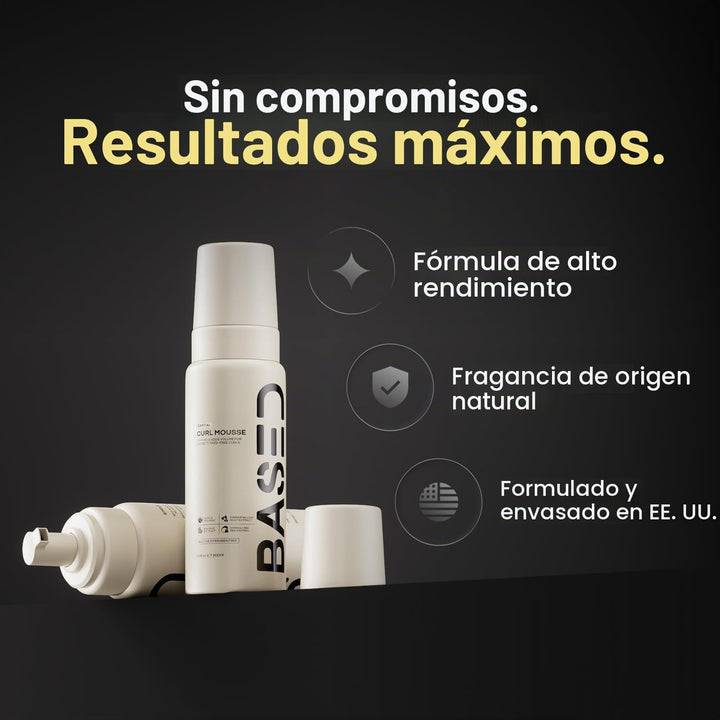 Base de mousse para rizos, volumen instantáneo y definición (6.8 on...