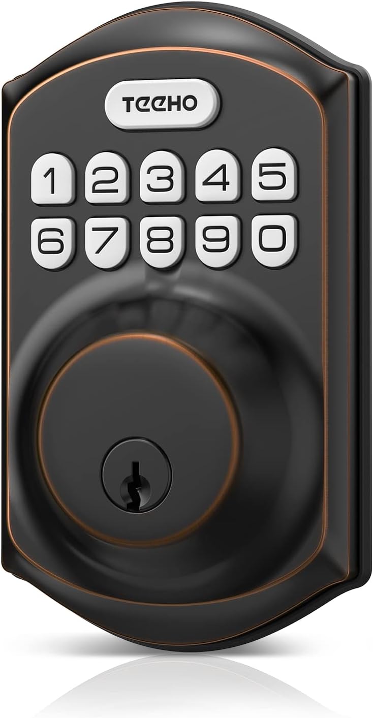 TEEHO TE001 - Cerradura inteligente para puerta de entrada, sin lla...