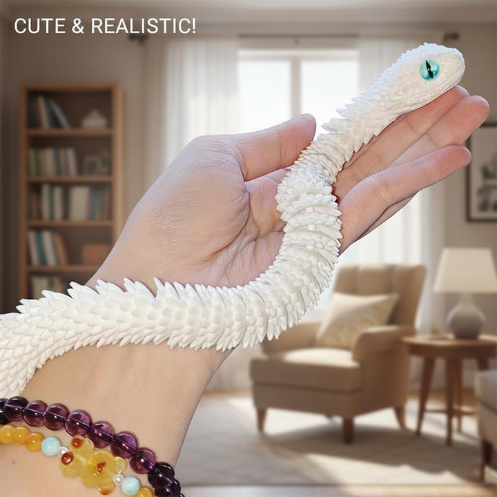 Vantico Huevo de serpiente impreso en 3D con serpiente