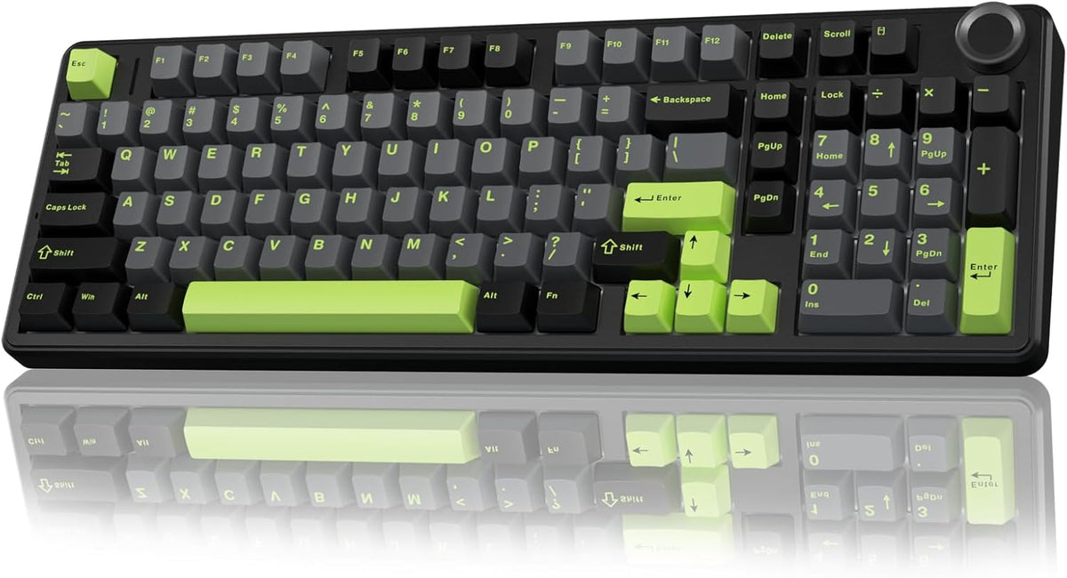 AULA F99 Pro Teclado Mecánico Inalámbrico con Perilla, Sonido Cremo...