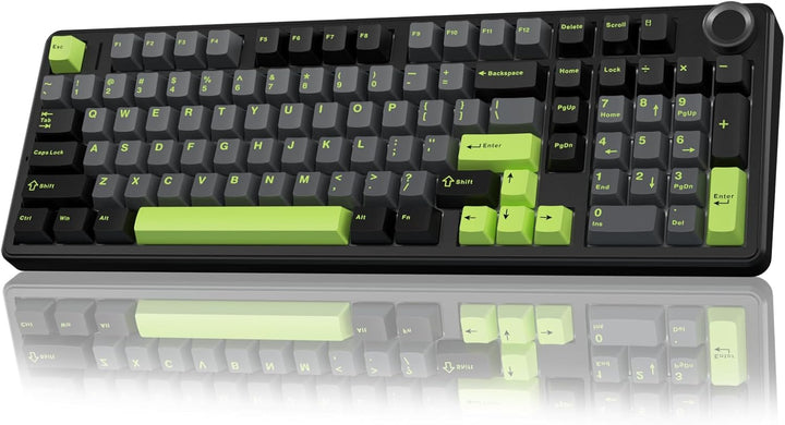 AULA F99 Pro Teclado Mecánico Inalámbrico con Perilla, Sonido Cremo...