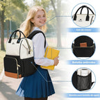 MATEIN Mochila de almuerzo aislada para mujer, mochila de trabajo, 15,6 pulgadas