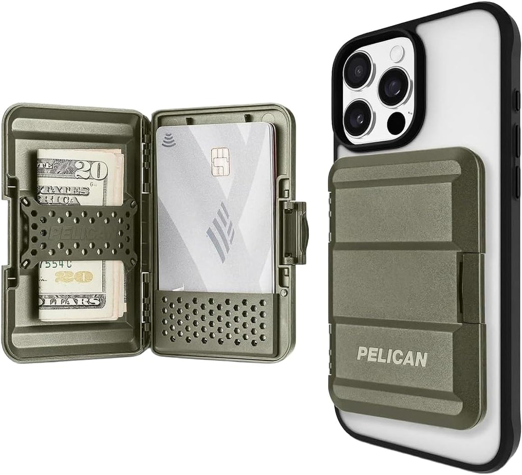 Pelican MagSafe Wallet para iPhone - Cartera magnética delgada para