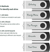 Enfain Unidad flash USB 3.0 de 32 GB para compartir, paquete de 10...