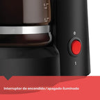 BLACK+DECKER Cafetera de una sola porción con depósito de 50 oz