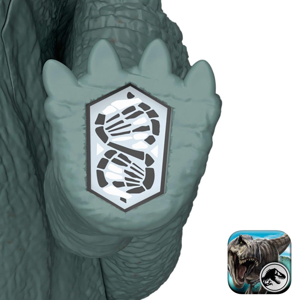 Mattel Jurassic World Rebirth Wild Roar Maiasaura - Juguete de dino...