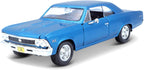 Maisto 1:24 1966 Chevy Chevelle SS 396 Modelo de coche, multicolor