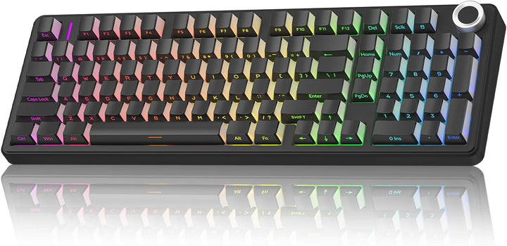AULA F99 Pro Teclado mecánico inalámbrico - Versión silenciosa, BT5...