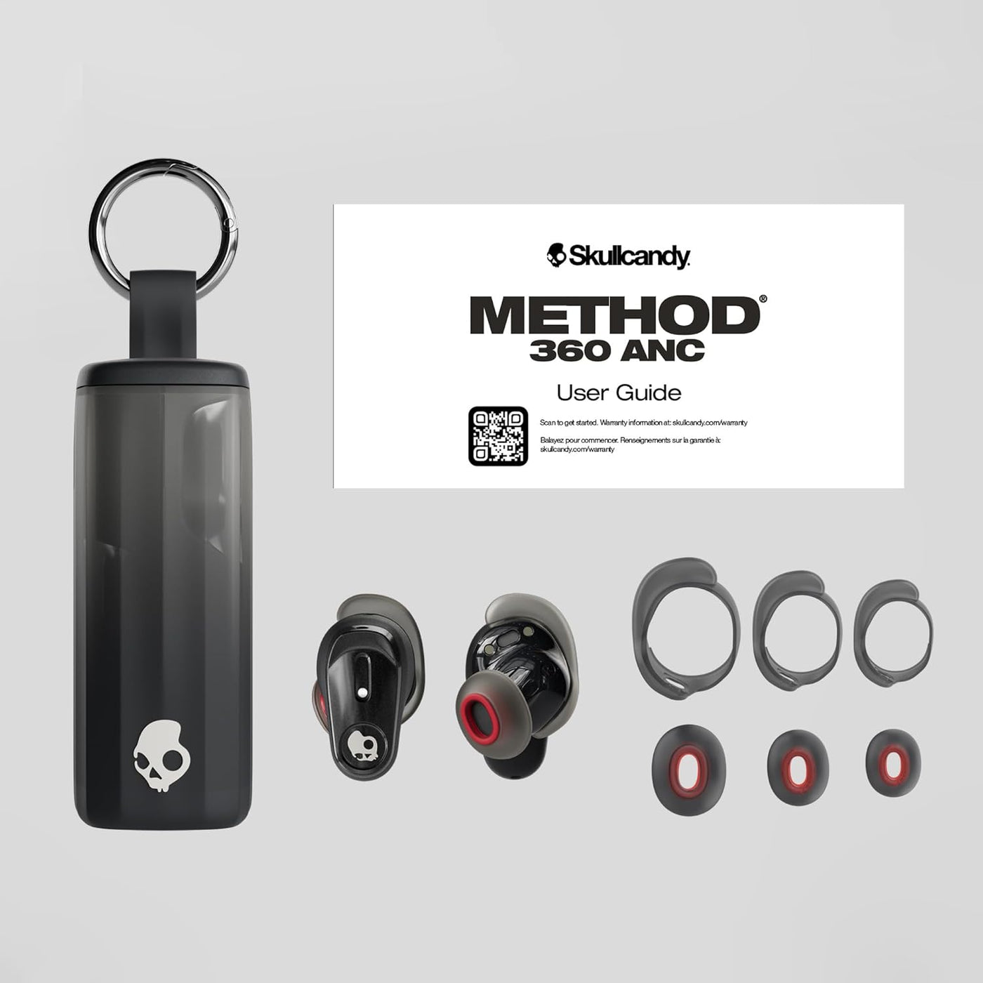 Skullcandy Method 360 ANC - Auriculares inalámbricos, sonido de Bos...