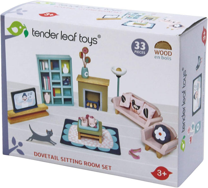 Tender Leaf Toys - Accesorios para casa de muñecas Dovetail - Juego...