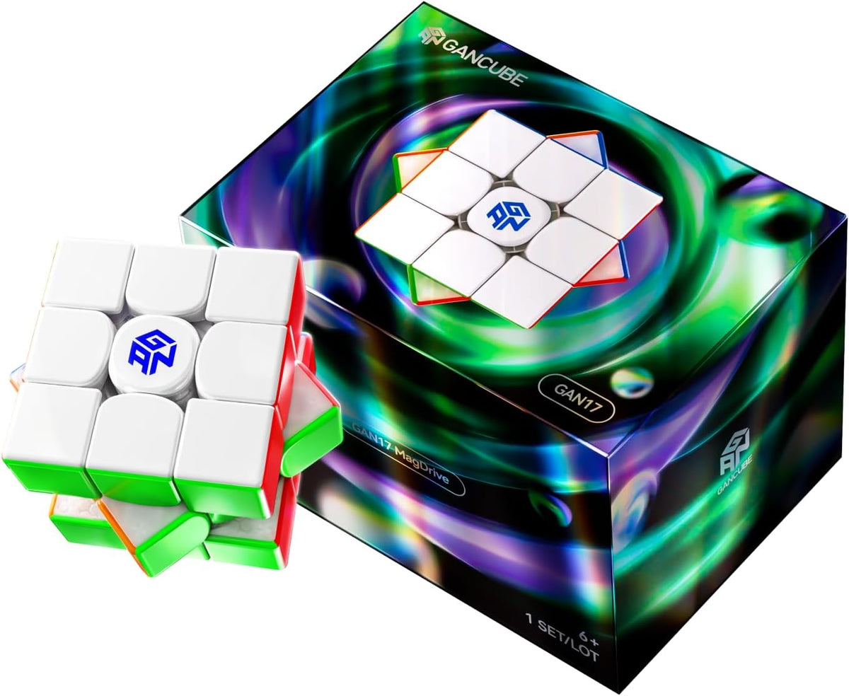 GAN 17 MagDrive Speed Cube 3x3 para Cubers, buque insignia de accionamiento