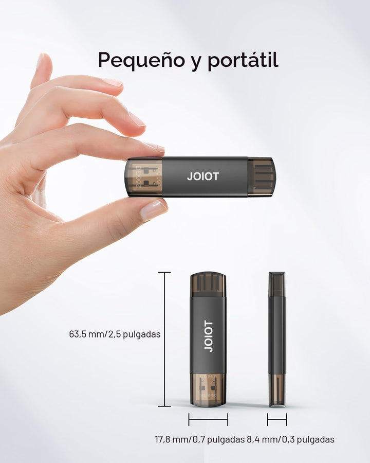 JOIOT Unidad flash USB C de 256 GB, unidad flash USB 3.0 dual tipo...