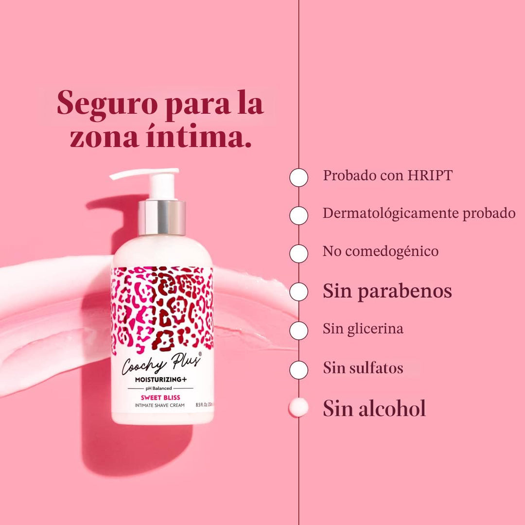 IntiMD Coochy Plus - Crema de afeitar íntima SWEET BLISS para zona...