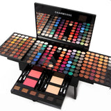 CHARMCODE Juego de paleta de maquillaje cosmético de 190 colores, c...