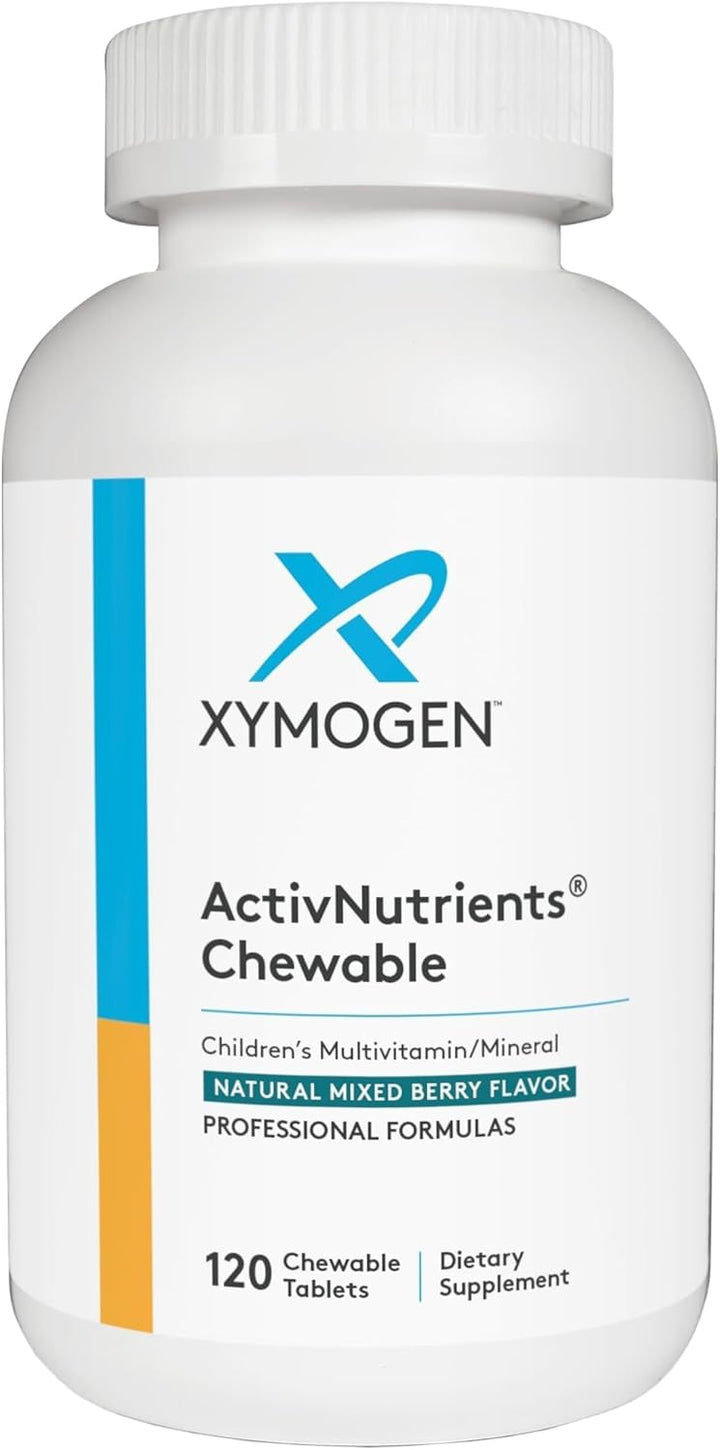XYMOGEN ActivNutrients - Multivitamínico masticable para niños para...