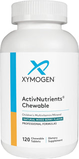 XYMOGEN ActivNutrients - Multivitamínico masticable para niños para...