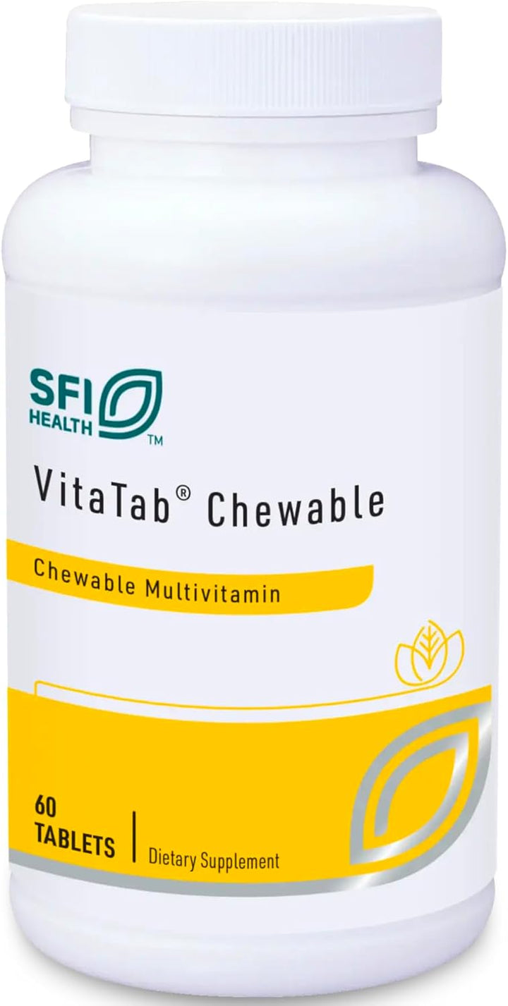Klaire Labs SFI Health VitaTab - Multivitamínico masticable con 24...