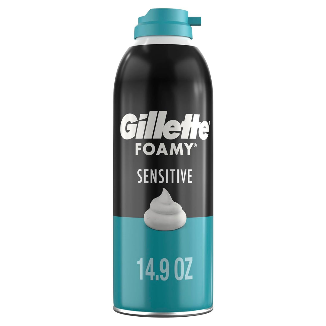 Gillette Espuma de afeitado sensible para hombres, protección contr...