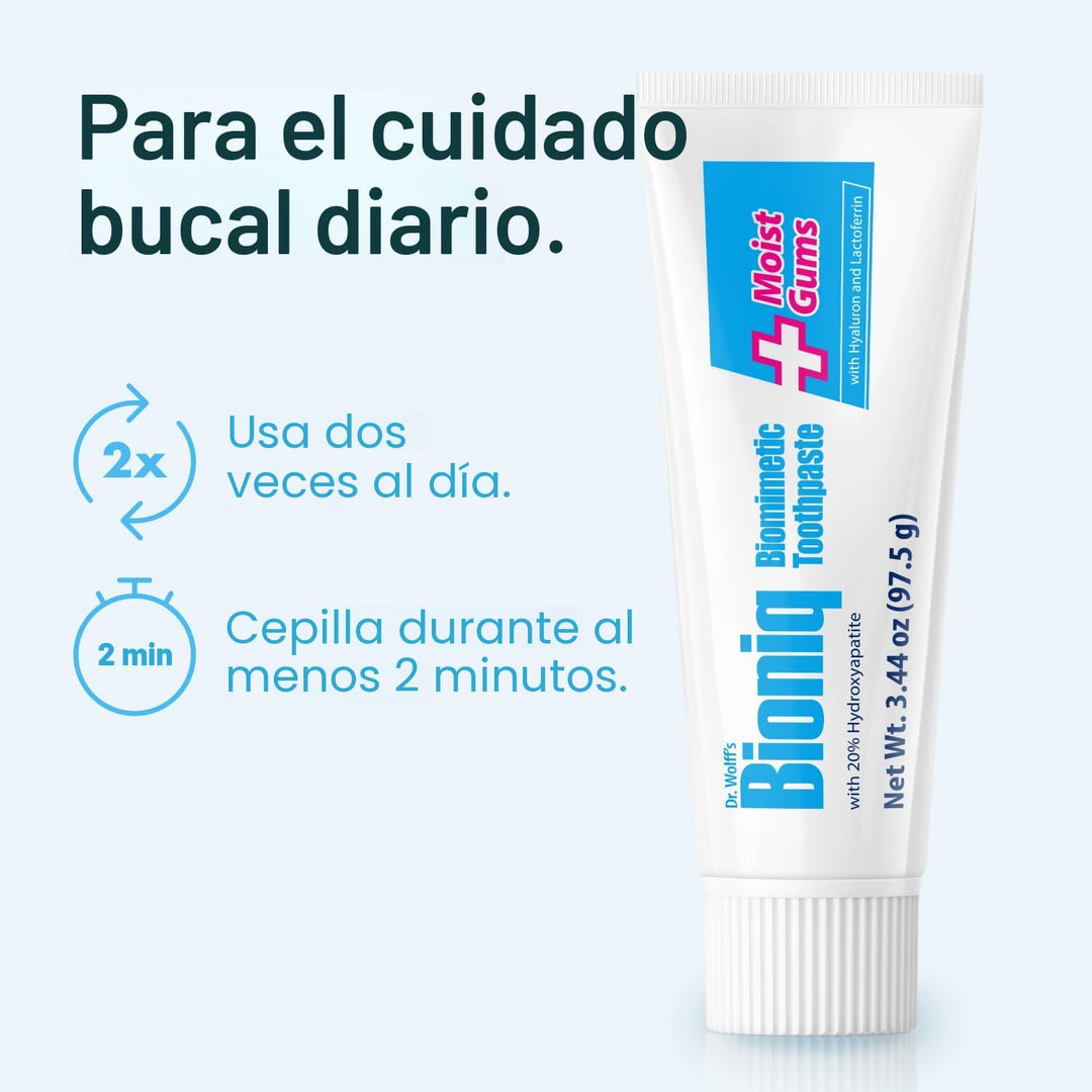Pasta de dientes Bioniq Plus con 20% de hidroxiapatita para encías...