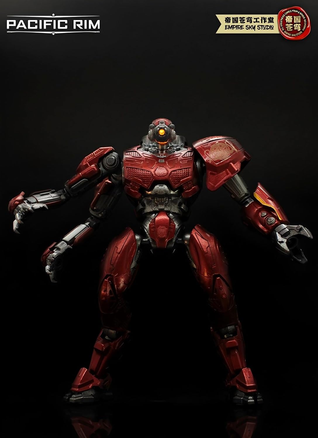 Pipigirl x Empire Sky Studio 1/12 Pacific Rim Mech Figura de acción, Crimsontyphoon