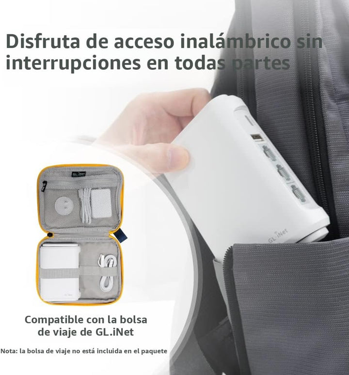 GL.iNet GL-SFT1200 (Opal) Enrutador WiFi Portátil de Viaje, Mini En...