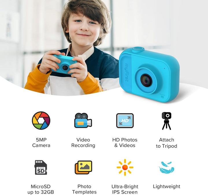 myFirst Camera 10 - Mini cámara digital para niños y niñas con dise...
