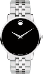 Reloj Movado Museum Classic para hombre, suizo, caja de acero inoxidable, 40 mm