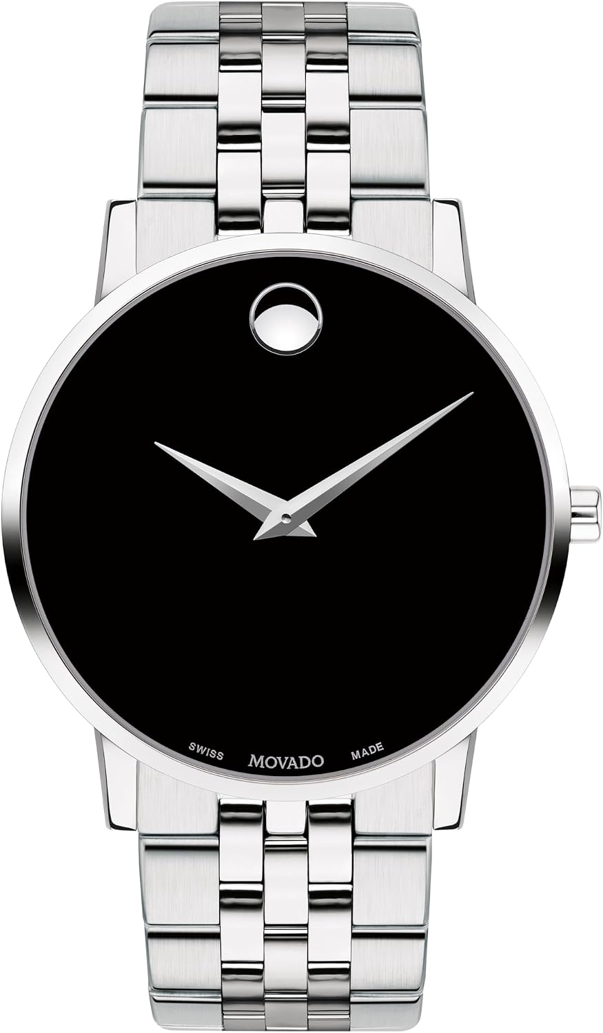 Reloj Movado Museum Classic para hombre, suizo, caja de acero inoxidable, 40 mm