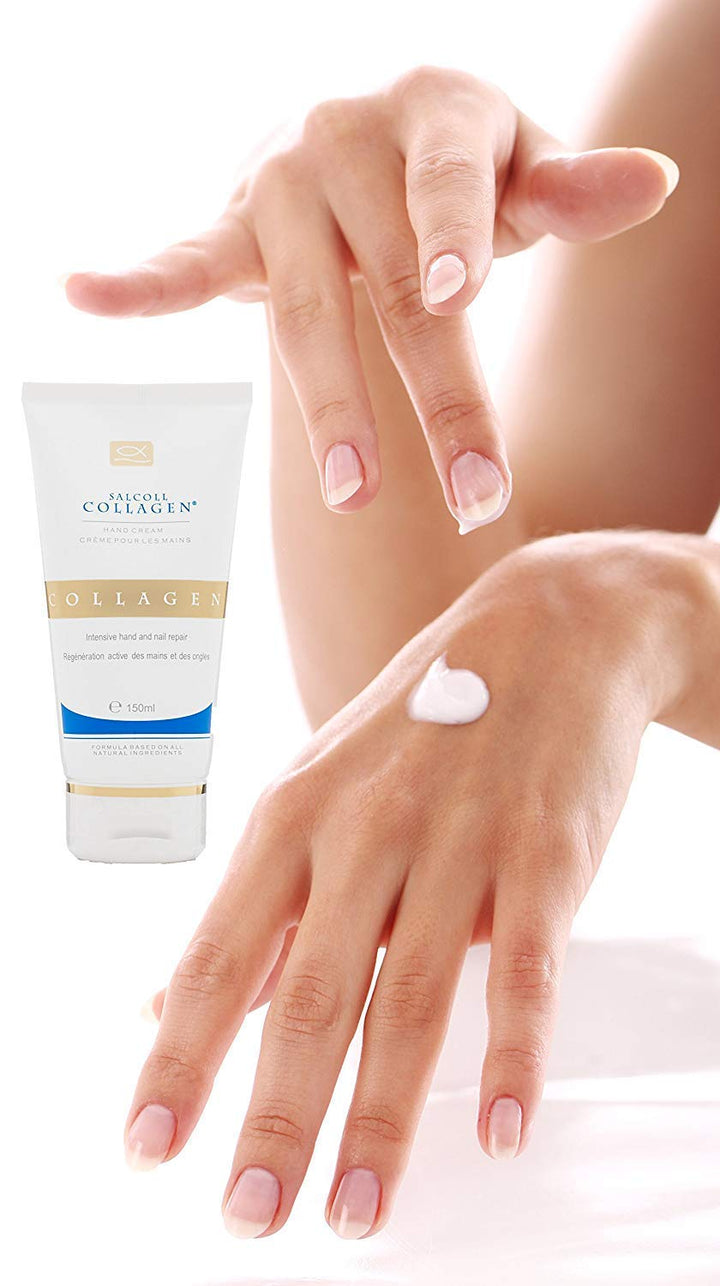 Salcoll Pure Bioactive Crema de manos reparadora de colágeno antien...