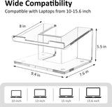 FUCDTEFC Soporte acrílico para computadora portátil, elevador de la...