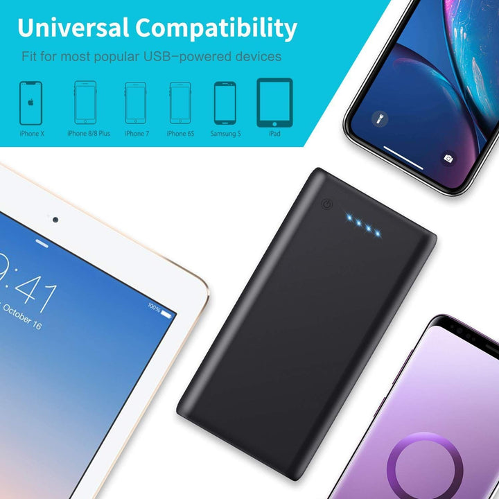 Cargador portátil de 26800 mAh, batería externa para teléfono celul...