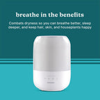 Homedics Humidificador ultrasónico de niebla fría, tanque de agua de