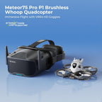 BETAFPV Meteor75 Pro P1 1S Whoop sin escobillas con 1080P HD VTX para cine