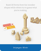 SimplyFun Asymbol - Un juego de construcción y comunicación que desafía tu creatividad e imaginación - 3 a 6 jugadores - Un juego para niños a partir de 8 años