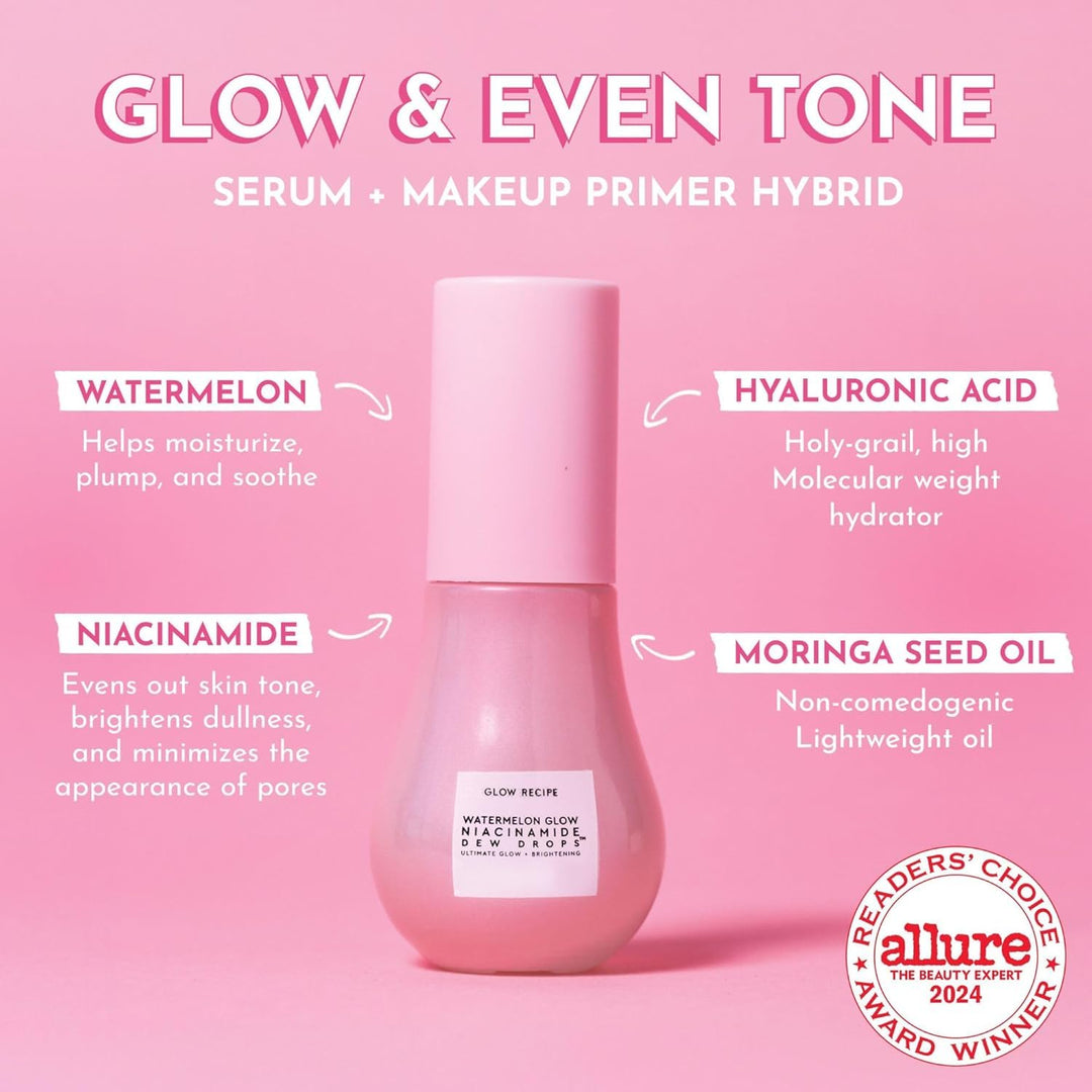 Glow Recipe Glass Skin Essential - Kit de cuidado de la piel corean...