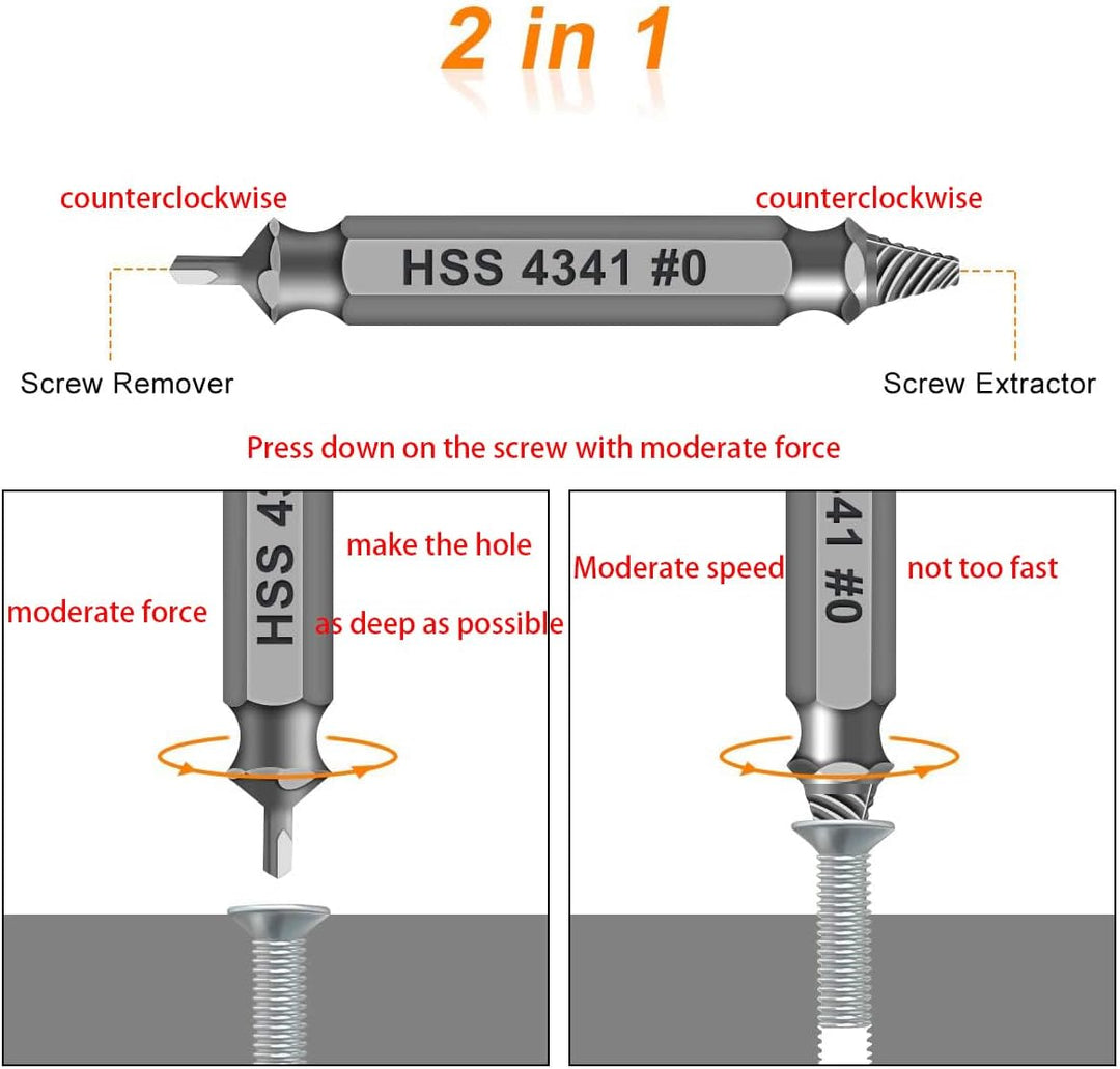 Regalos para hombres juego de extractor de tornillos