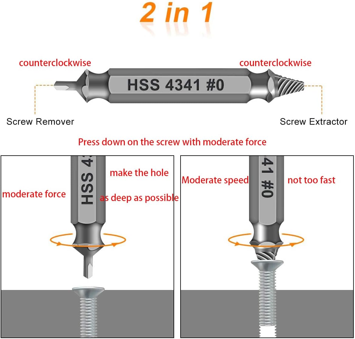 Regalos para hombres juego de extractor de tornillos