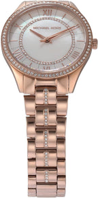 Michael Kors Lauryn Reloj para Mujeres, Reloj de Pulsera de Acero Inoxidable para Mujeres