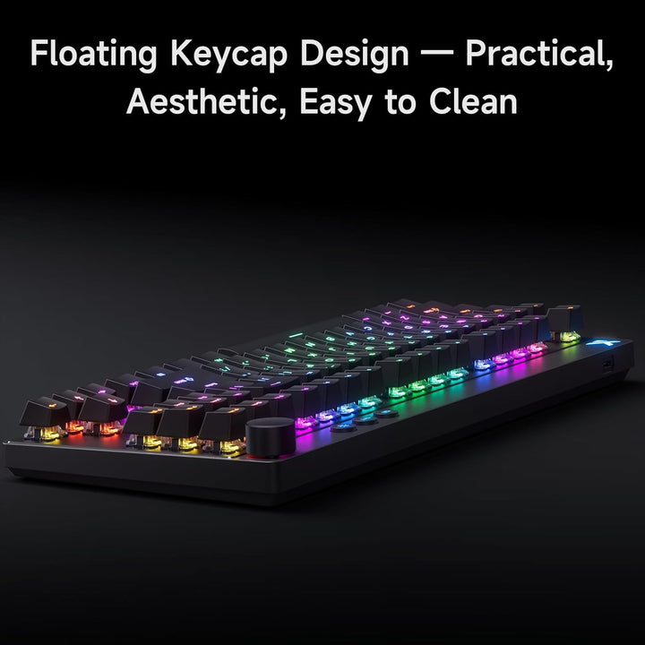MCHOSE Mix 87 TKL Wired Gaming Keyboard Magnetic Switch Hall Effect...