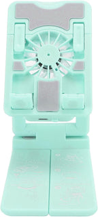 Sorandy Sorandyuqpazfx71c-13 - Radiador de teléfono celular con ventilador de refrigeración, soporte de teléfono de escritorio con luz RGB, compatible con Android, todos los teléfonos móviles (verde),