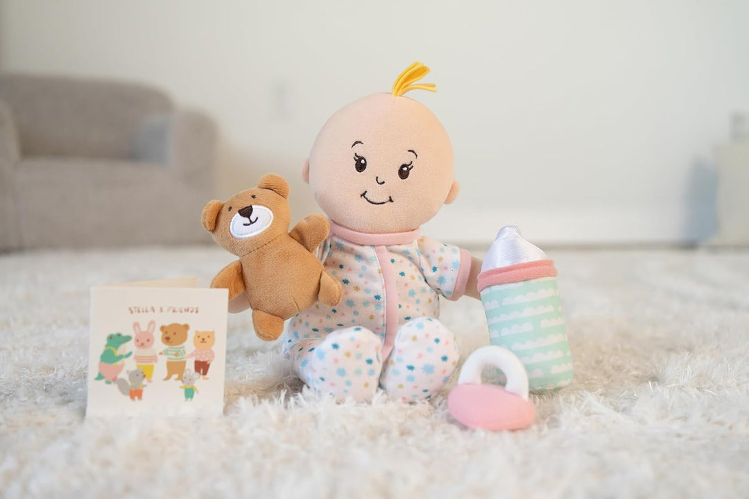 Set de muñecas de bebé suave Manhattan Wee Baby Stella, Sleepy Time...