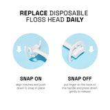 REACH Ultraclean Access - Cabezales de repuesto de hilo dental, sin...