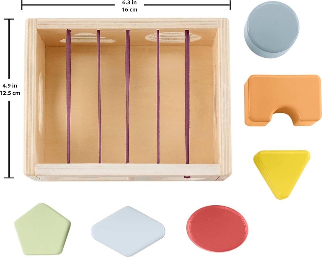 Fisher-Price Juguete de madera para bebé clasificador de