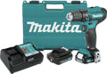 Makita FD09R1 12V max CXT® Kit de taladro-destornillador inalámbrico de iones de litio de 3/8" (2.0Ah)