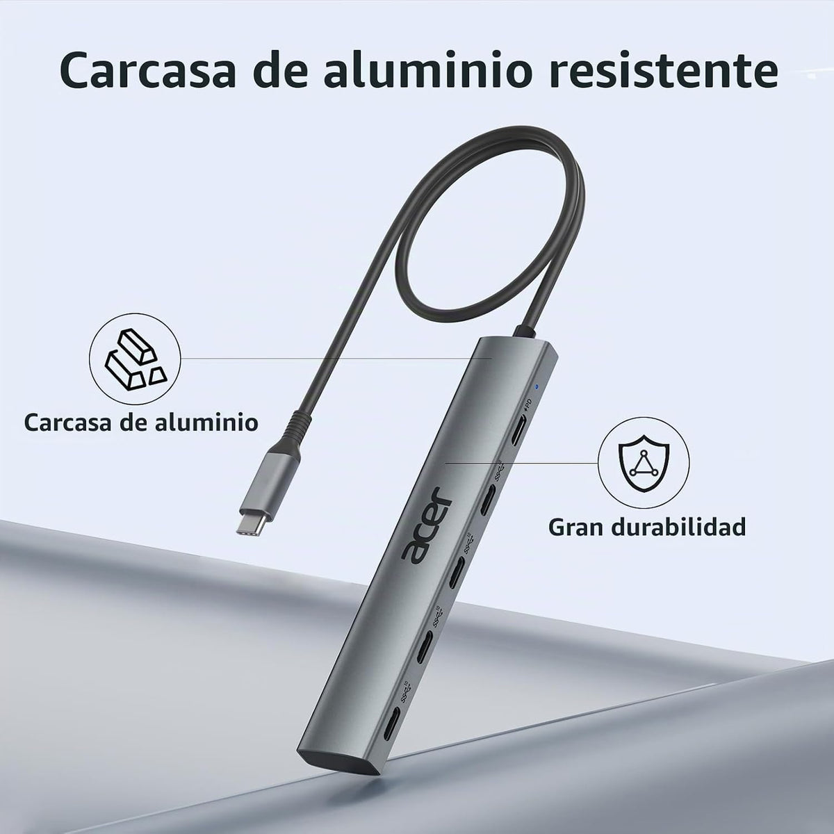 Acer, ODK4L0, hub USB, alimentado